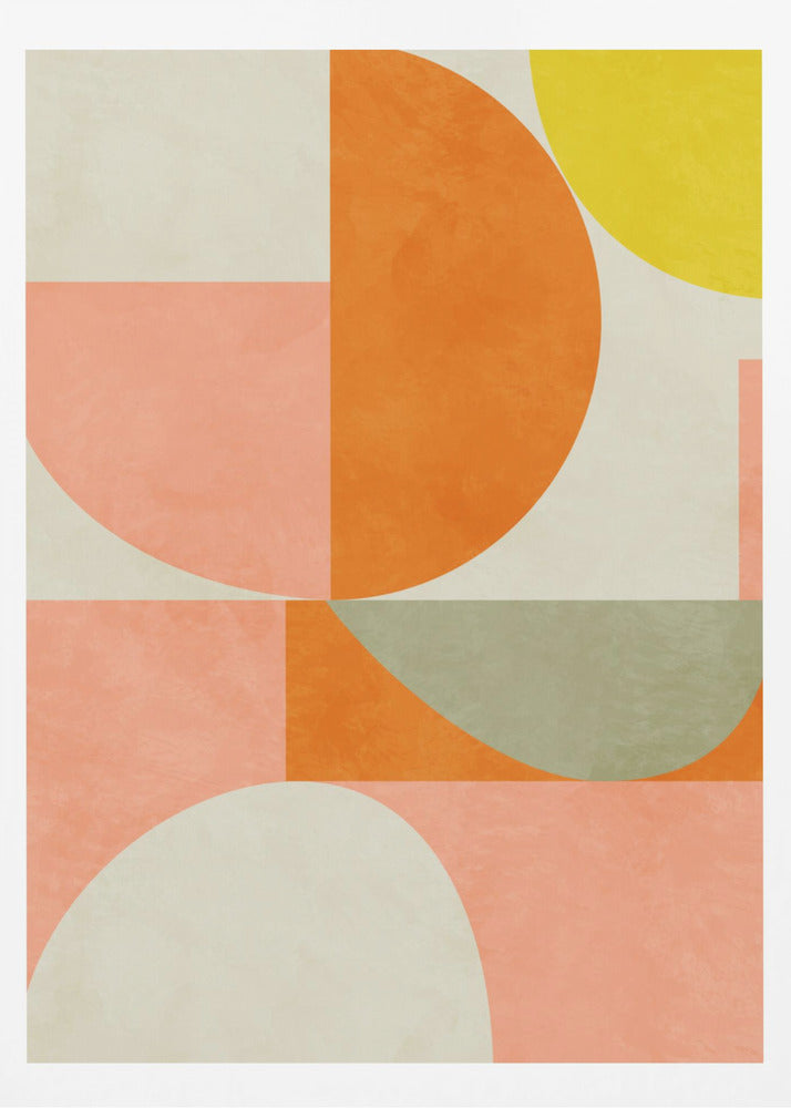 Summer Circles22 3 V - Poster / Art Print