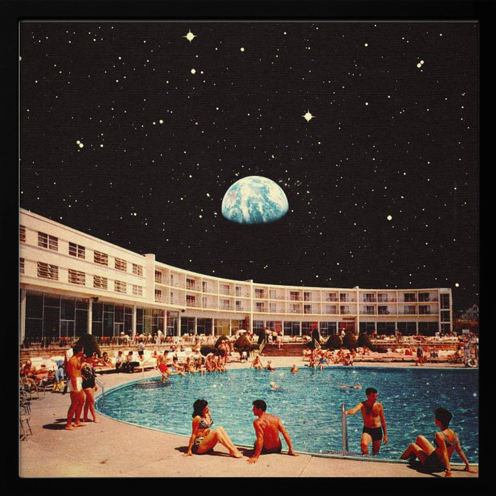 Lunar Pool - Poster / Art Print