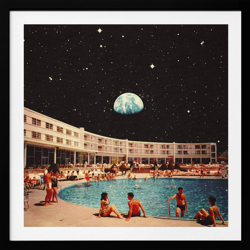 Lunar Pool - Poster / Art Print