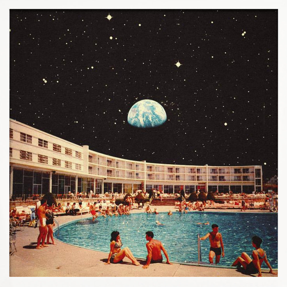 Lunar Pool - Poster / Art Print