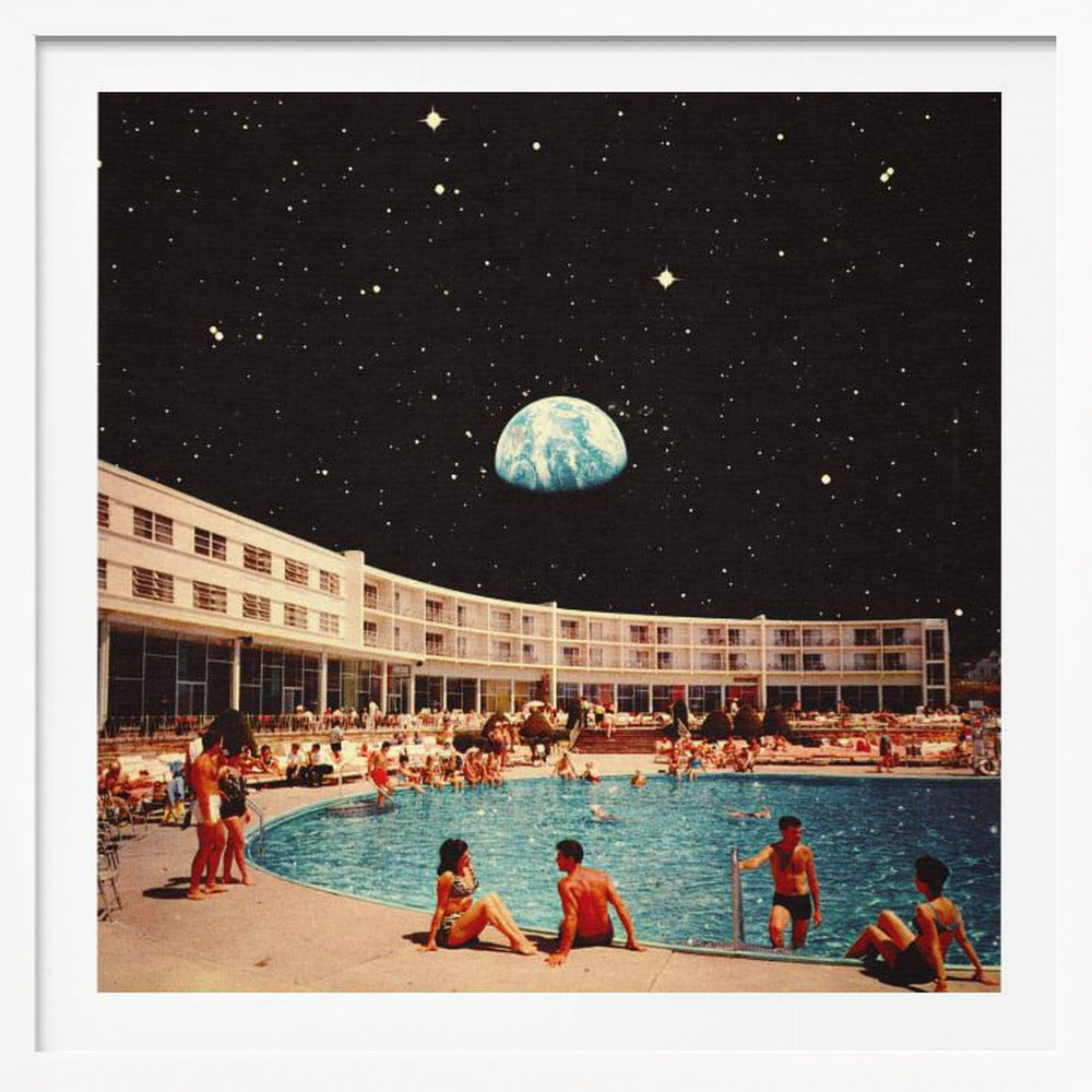 Lunar Pool - Poster / Art Print