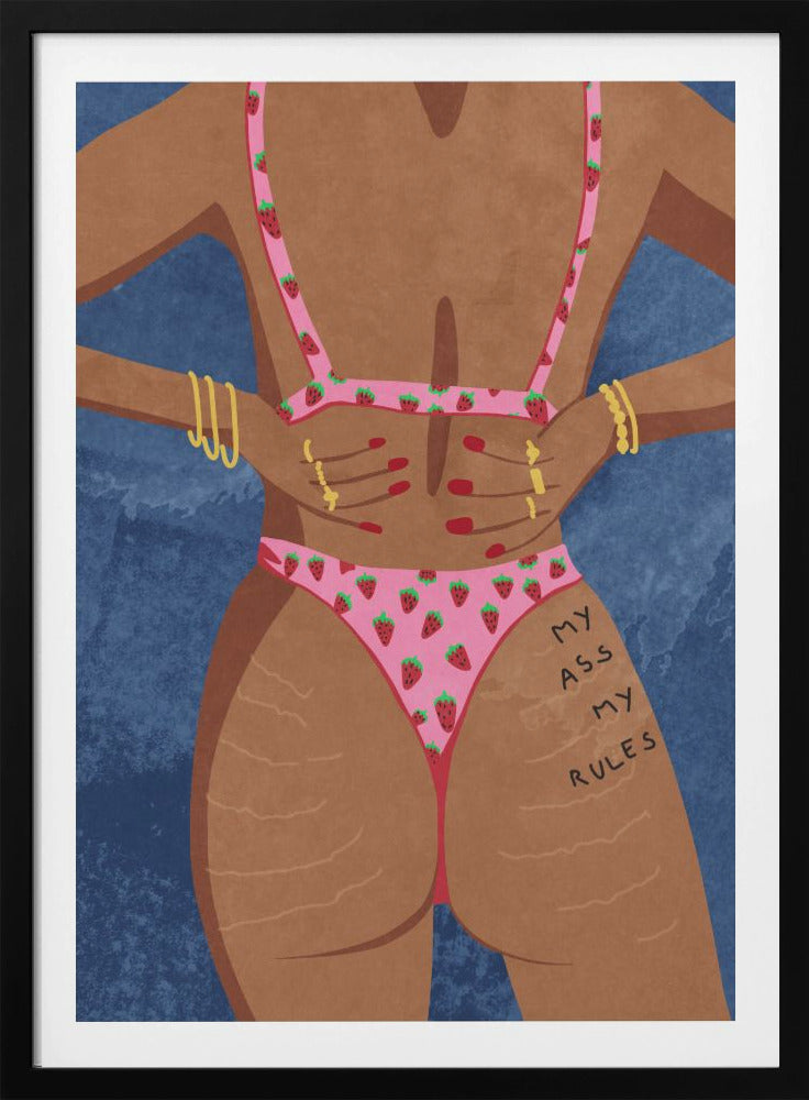 My ass my rules - Poster / Art Print