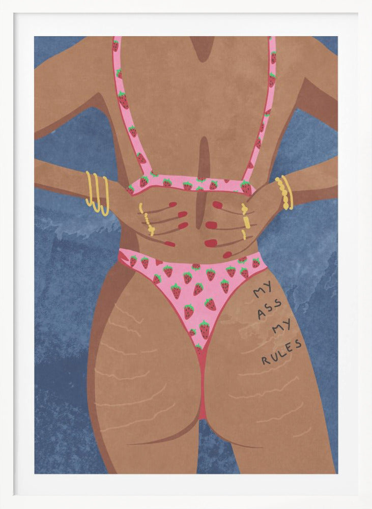 My ass my rules - Poster / Art Print