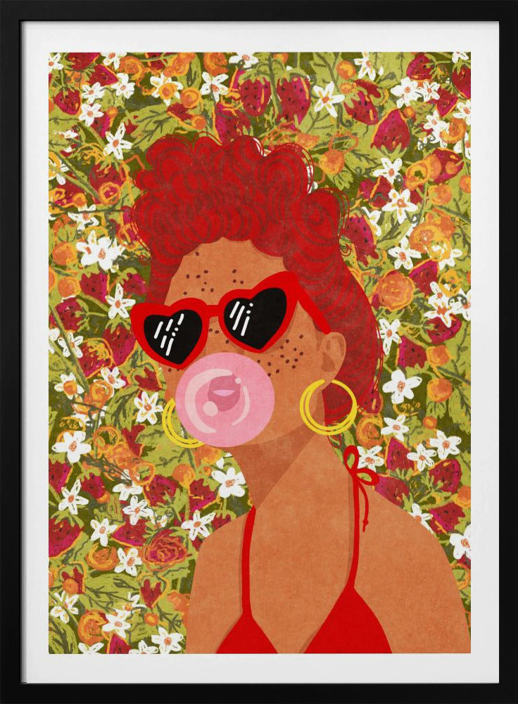 Strawbeery Lady - Poster / Art Print