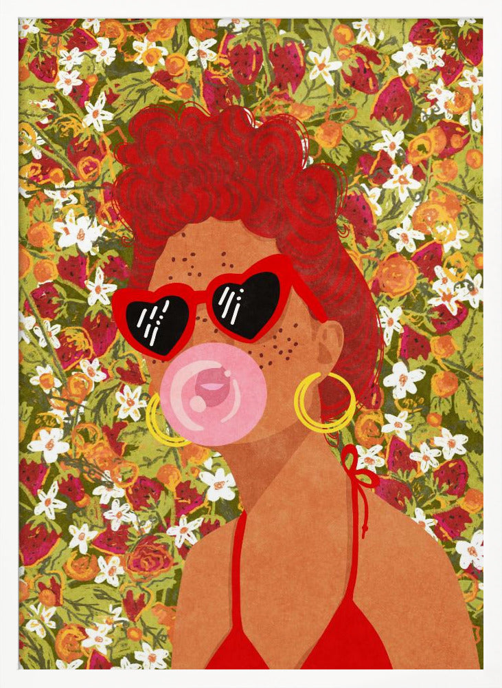 Strawbeery Lady - Poster / Art Print