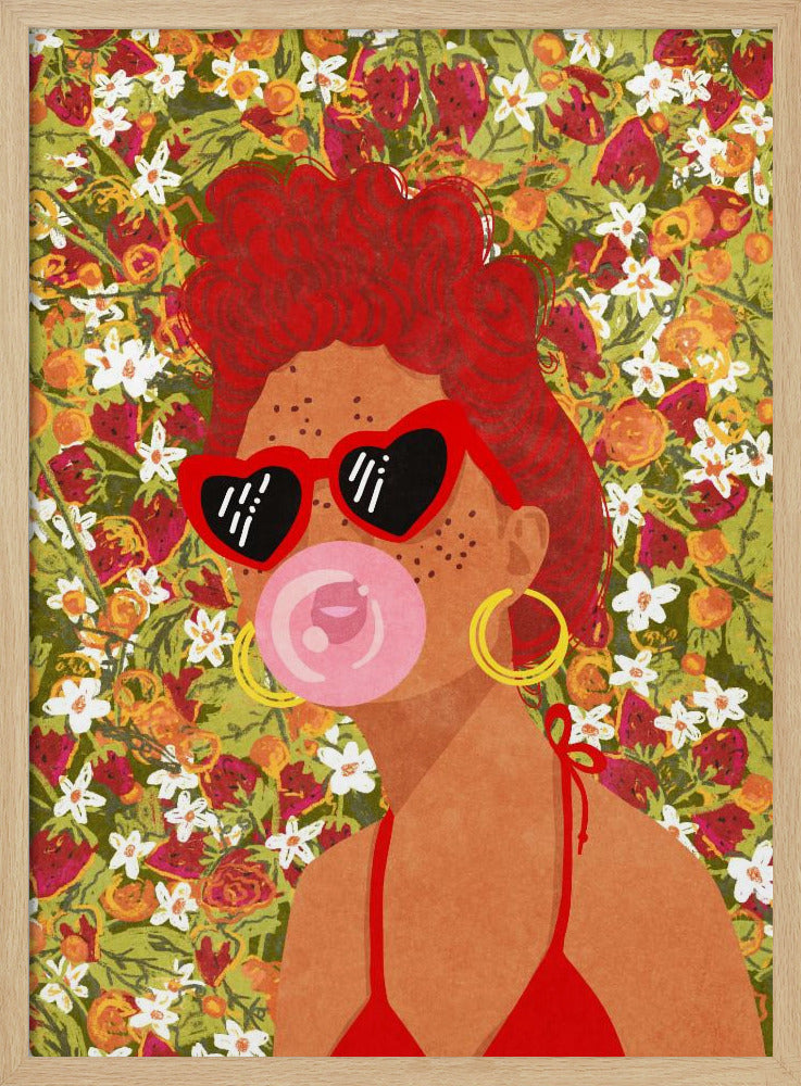 Strawbeery Lady - Poster / Art Print