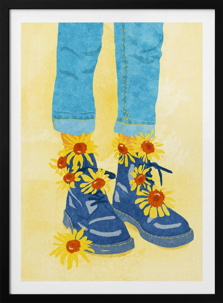 Sunflower Walk - Poster / Art Print