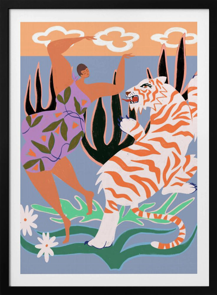 Hello Tiger - Poster / Art Print