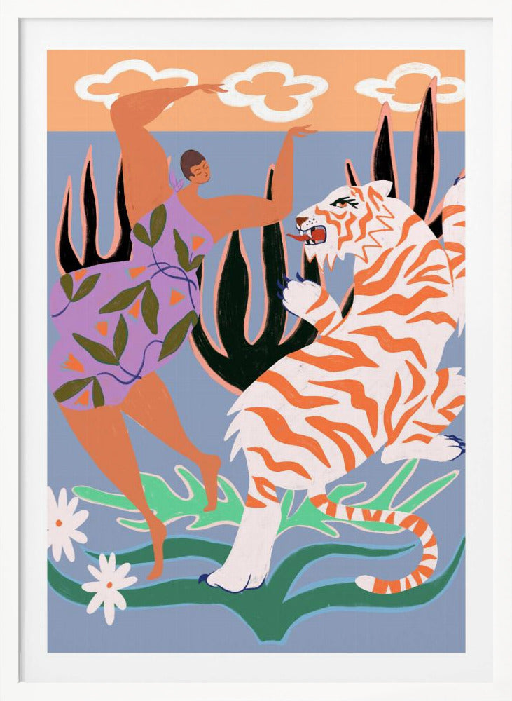 Hello Tiger - Poster / Art Print