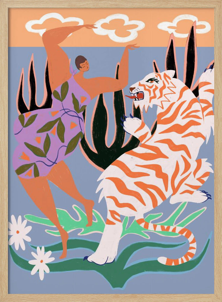 Hello Tiger - Poster / Art Print