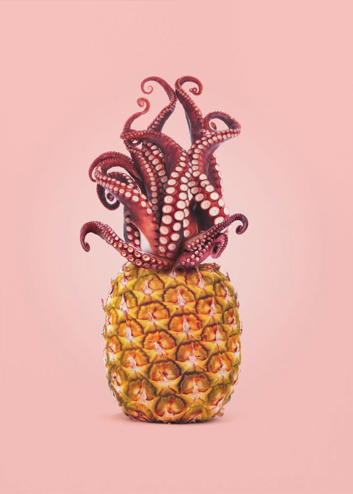 Octopus Pineapple - Poster / Art Print