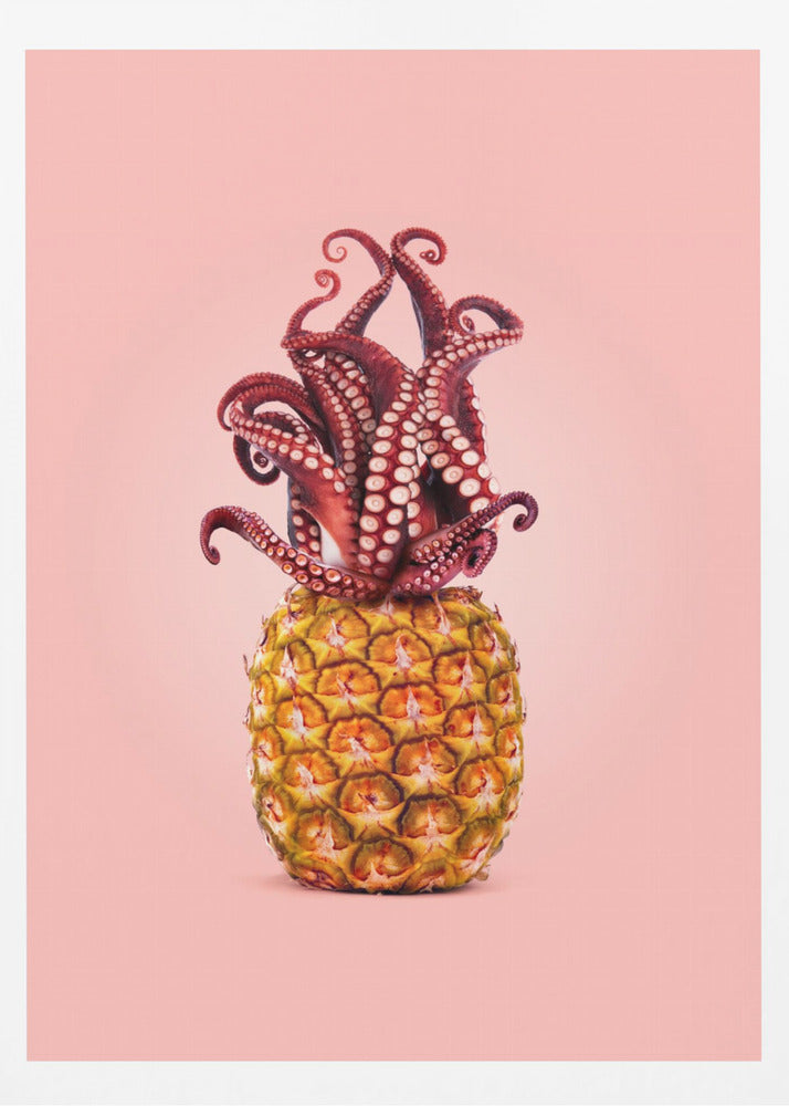 Octopus Pineapple - Poster / Art Print