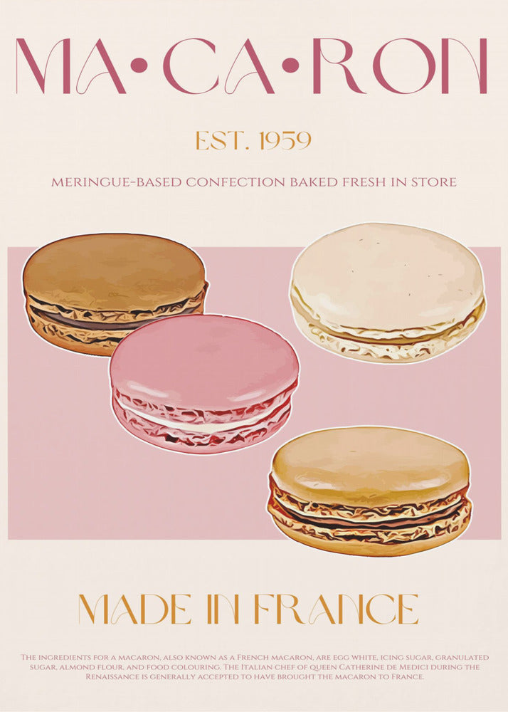 Macaron Print - Poster / Art Print