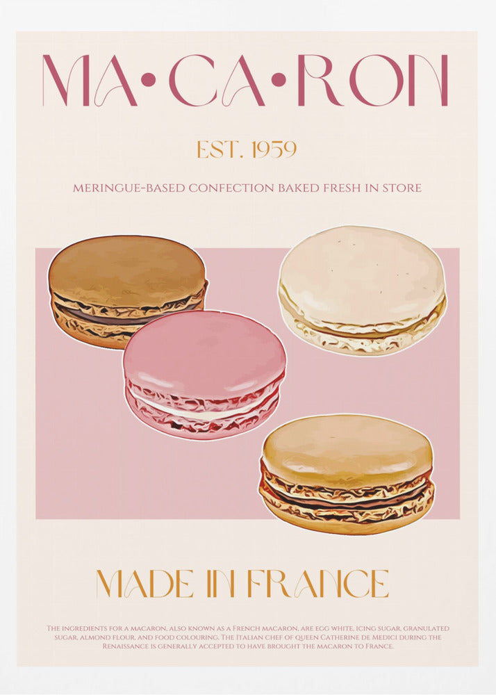 Macaron Print - Poster / Art Print