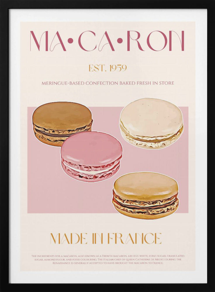 Macaron Print - Poster / Art Print