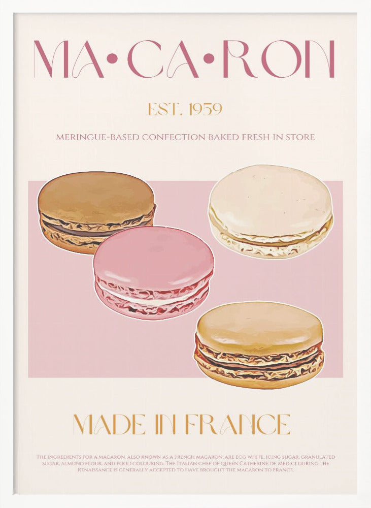 Macaron Print - Poster / Art Print