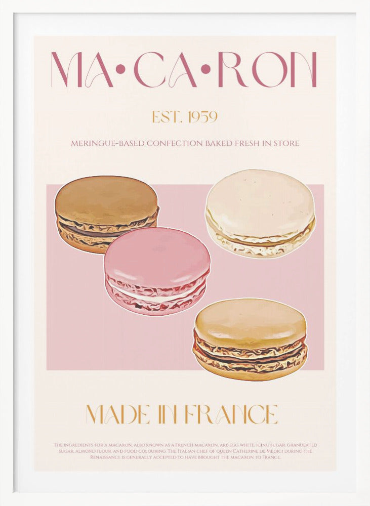 Macaron Print - Poster / Art Print