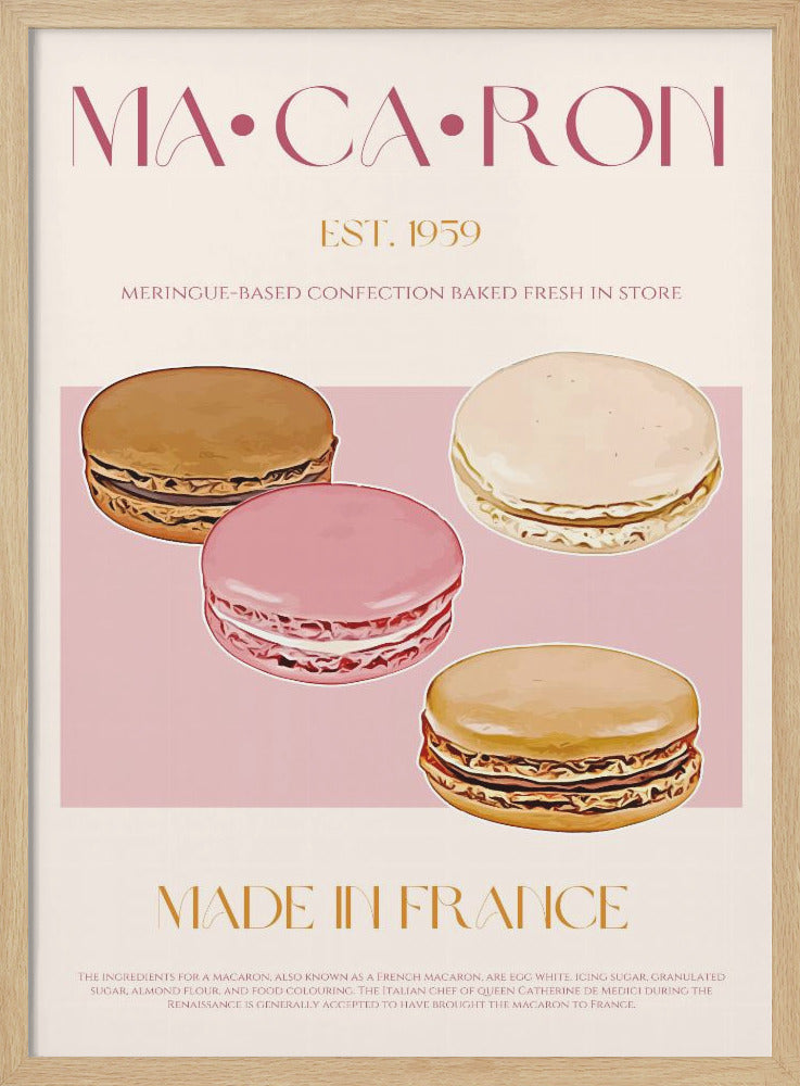 Macaron Print - Poster / Art Print