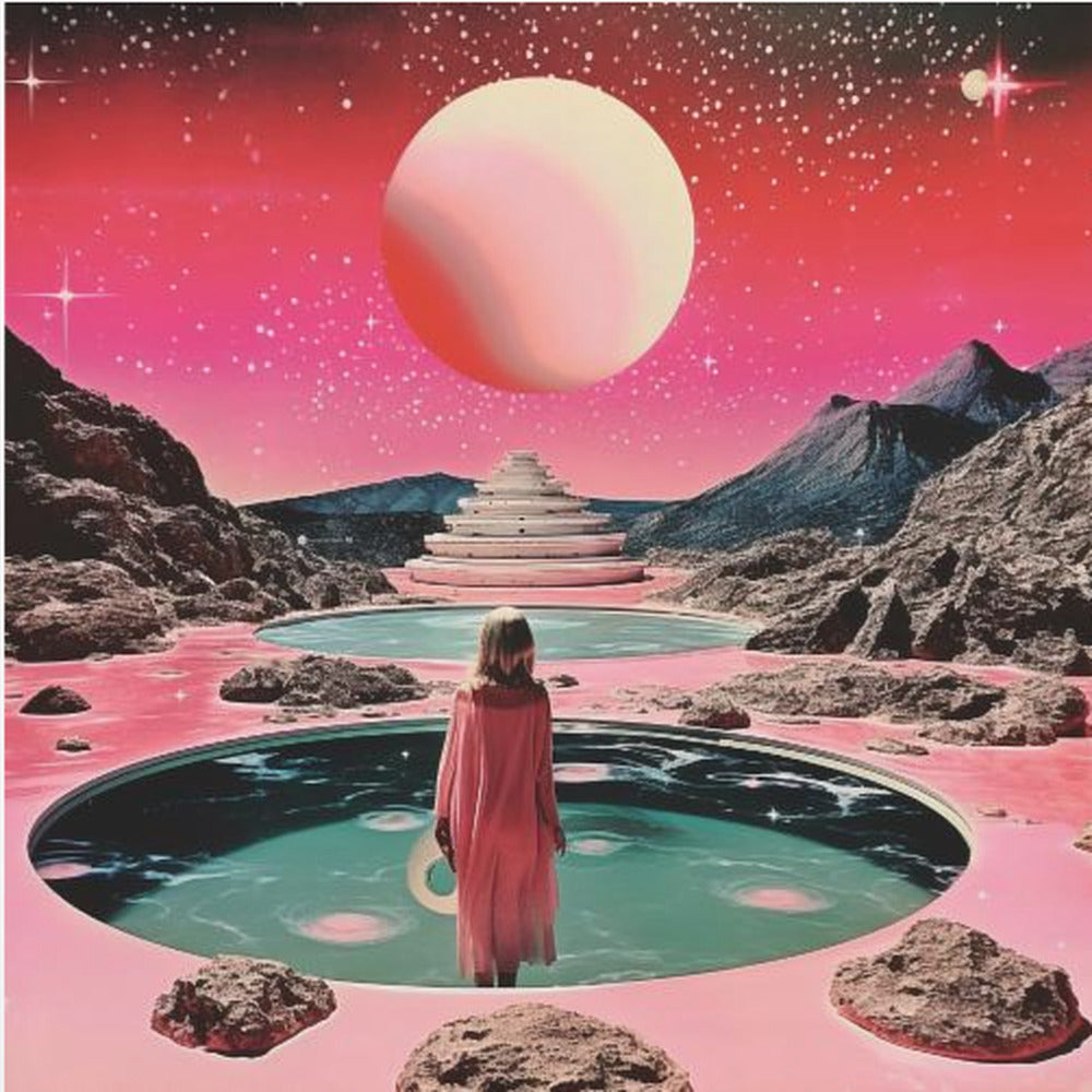 Space Collage Surreal Art - Poster / Art Print