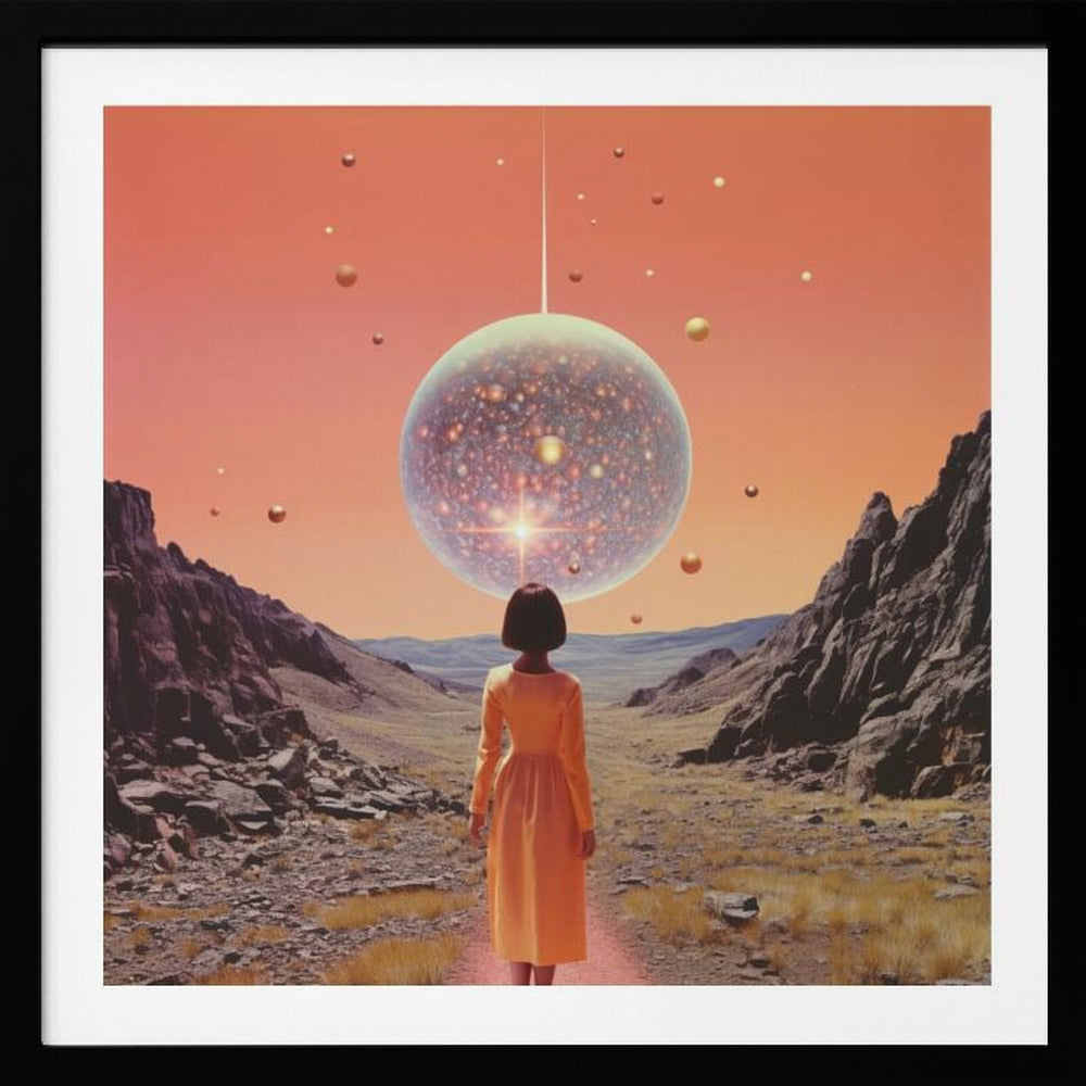 A Space Disco Collage Art - Poster / Art Print