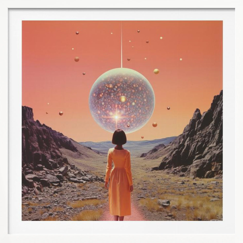 A Space Disco Collage Art - Poster / Art Print