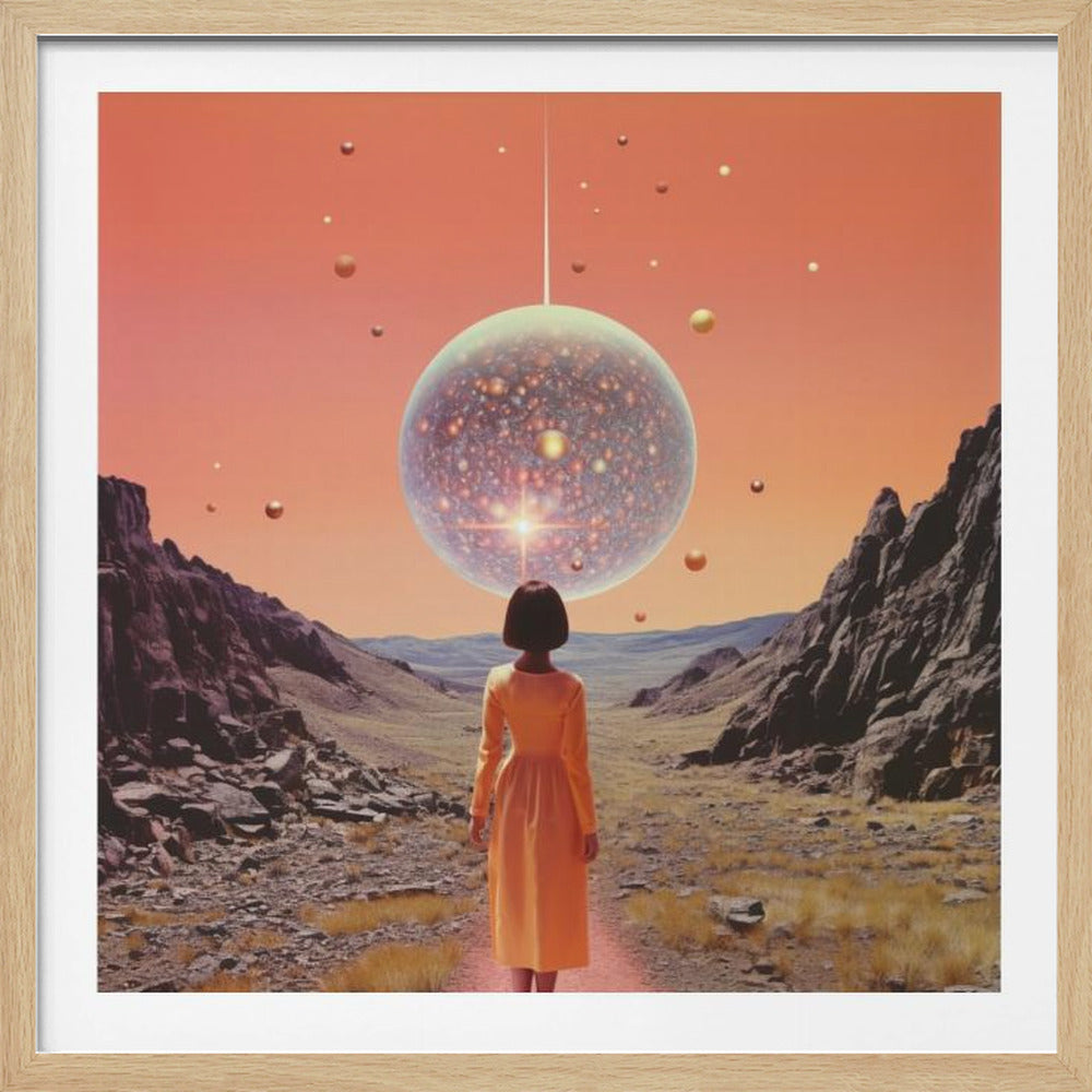 A Space Disco Collage Art - Poster / Art Print