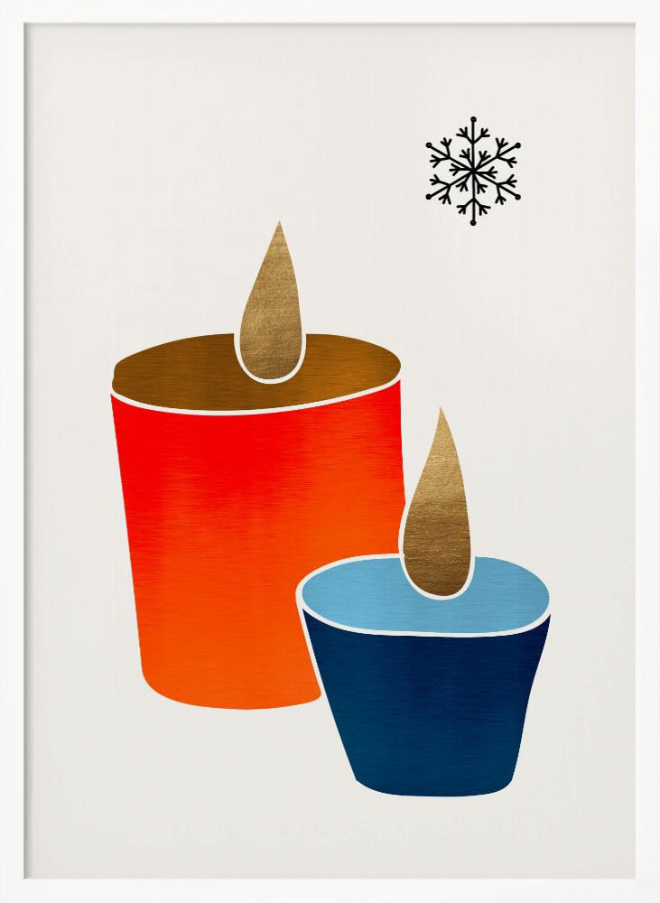 Christmas Candles - Poster / Art Print