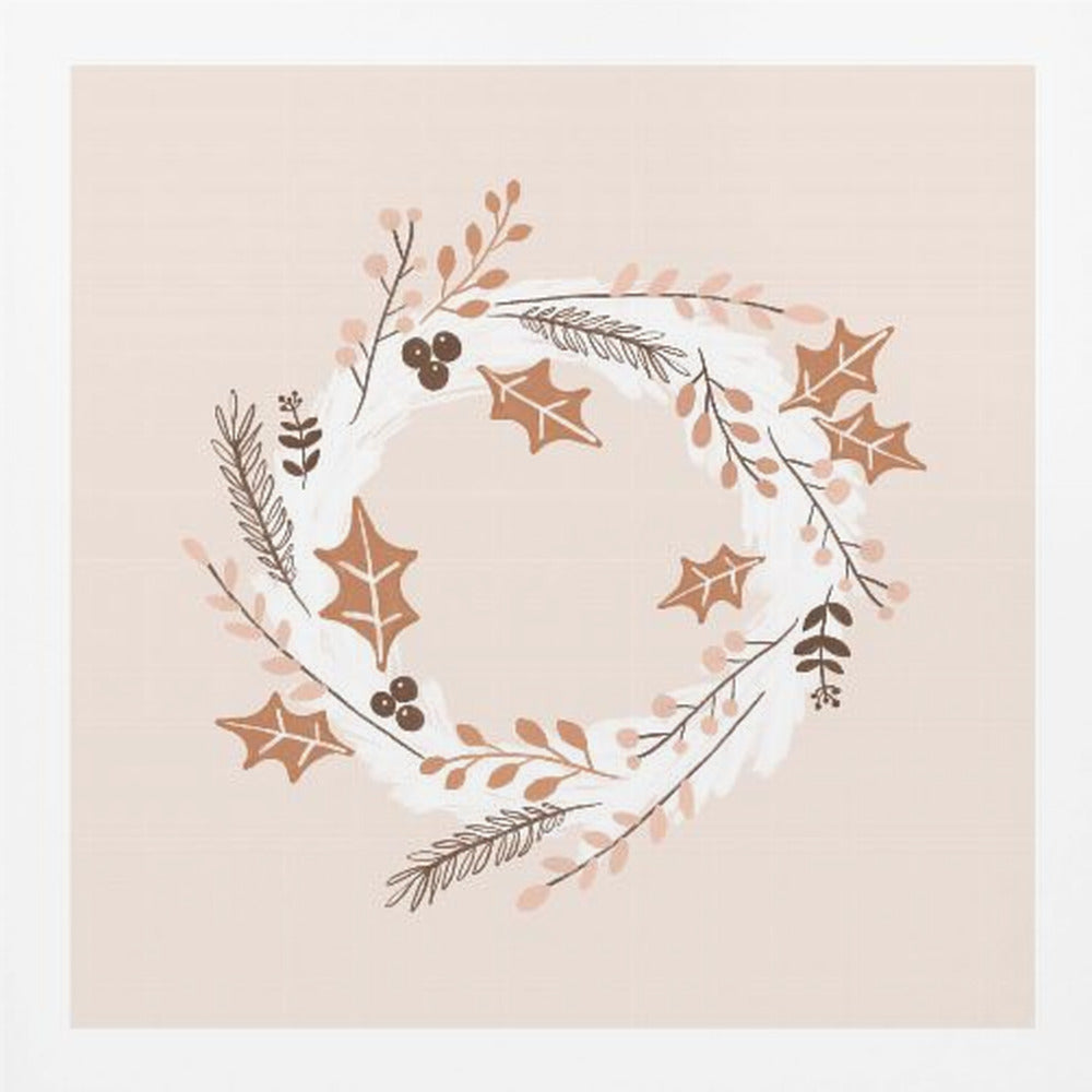 Christmas Wreath - Poster / Art Print