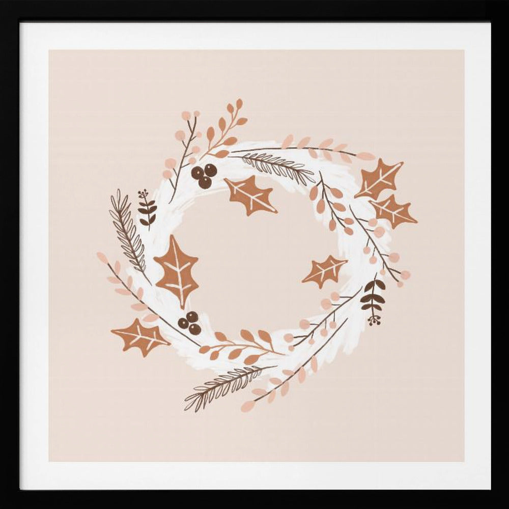 Christmas Wreath - Poster / Art Print