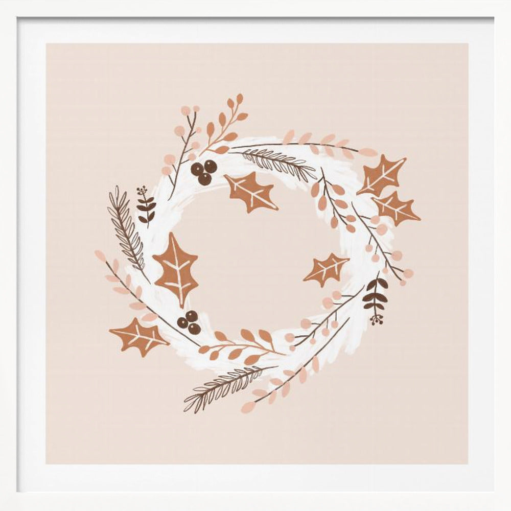 Christmas Wreath - Poster / Art Print