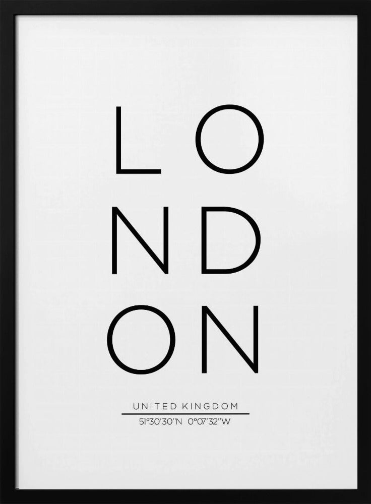 LONDON - Poster / Art Print