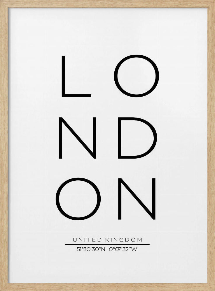 LONDON - Poster / Art Print