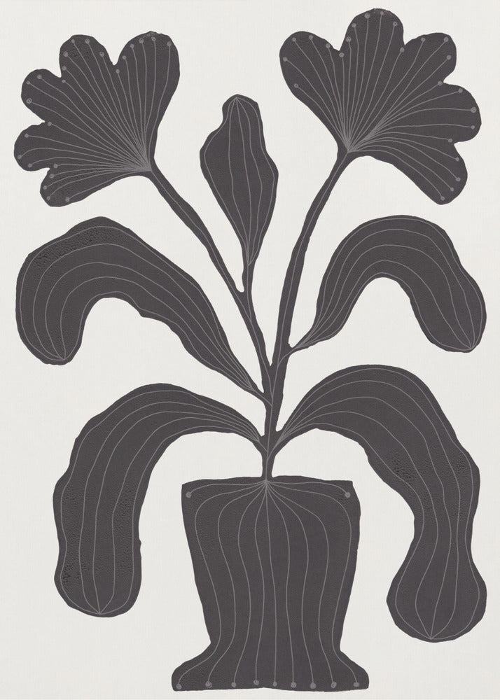 Linocut Flowers #2 - Poster / Art Print