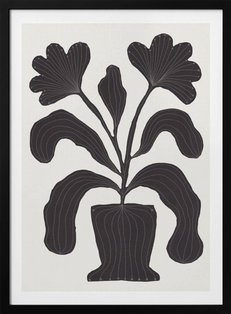 Linocut Flowers #2 - Poster / Art Print