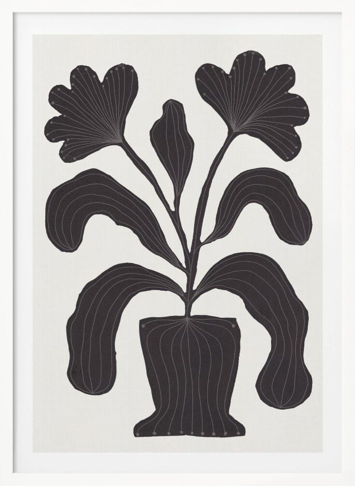 Linocut Flowers #2 - Poster / Art Print