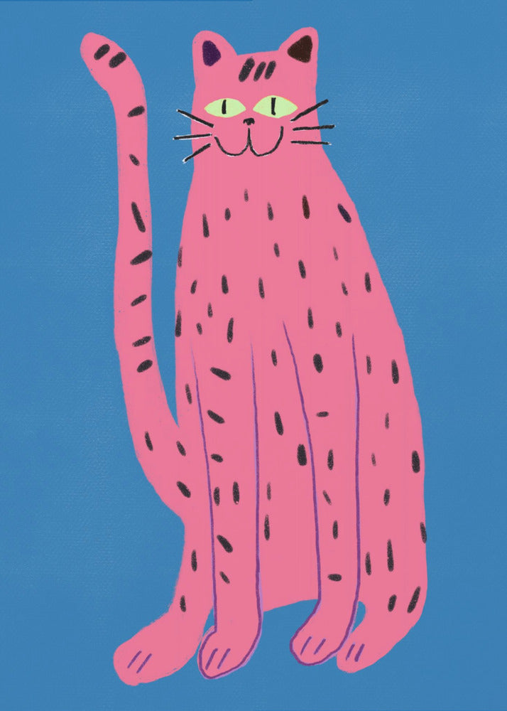 Pink cat - Poster / Art Print