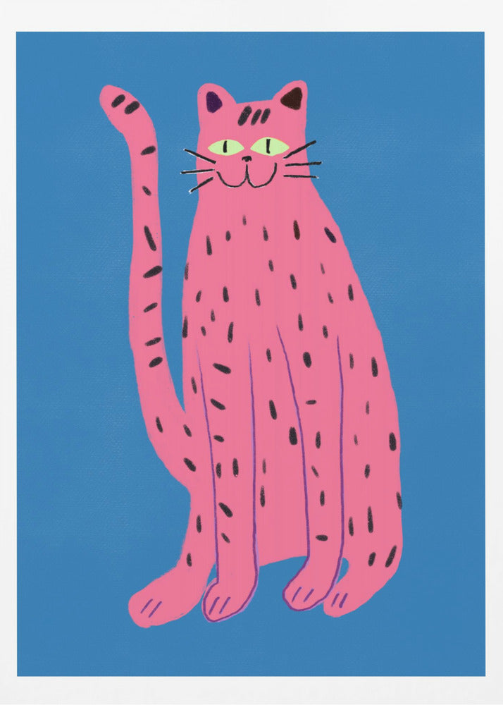 Pink cat - Poster / Art Print