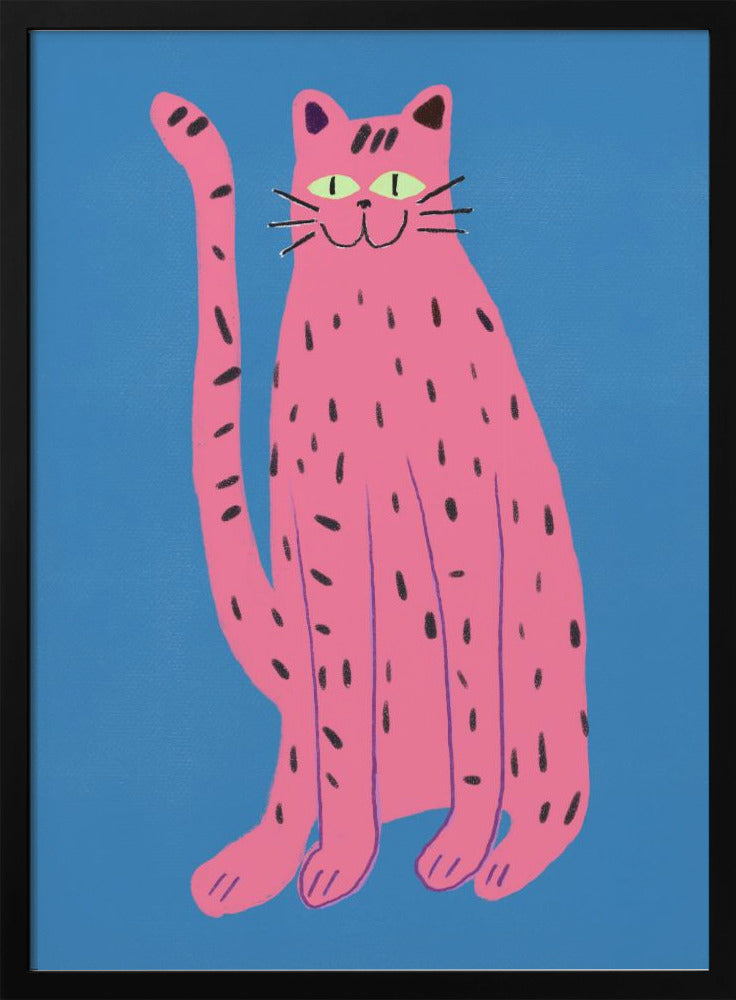 Pink cat - Poster / Art Print