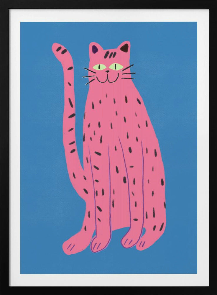 Pink cat - Poster / Art Print