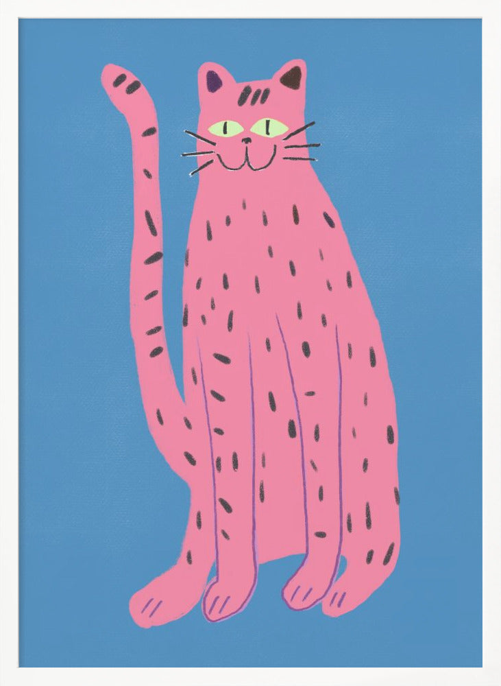 Pink cat - Poster / Art Print