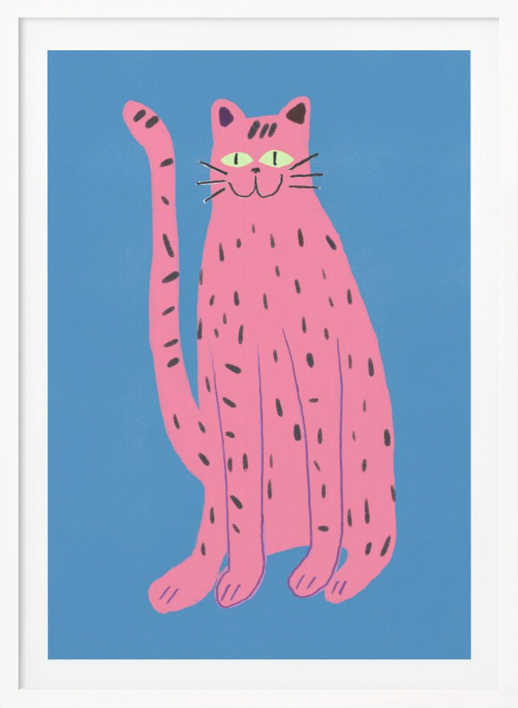 Pink cat - Poster / Art Print