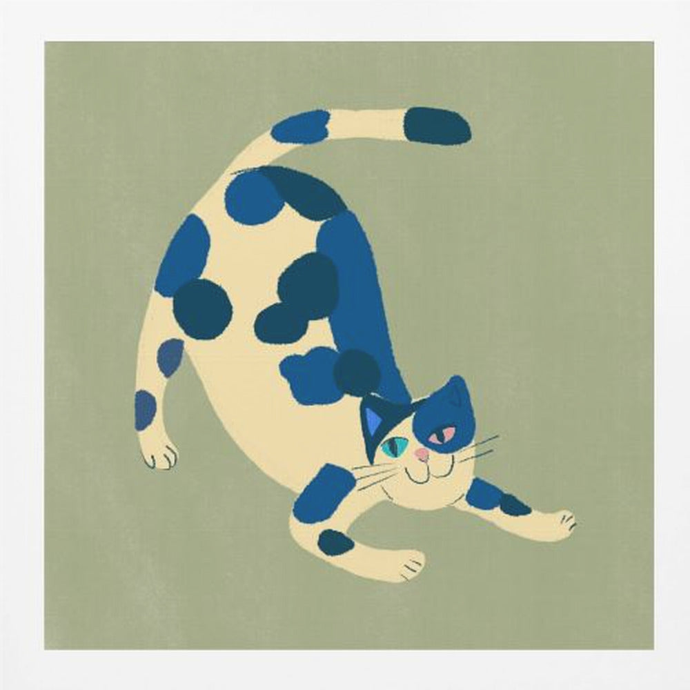 Pouncing cat - Poster / Art Print