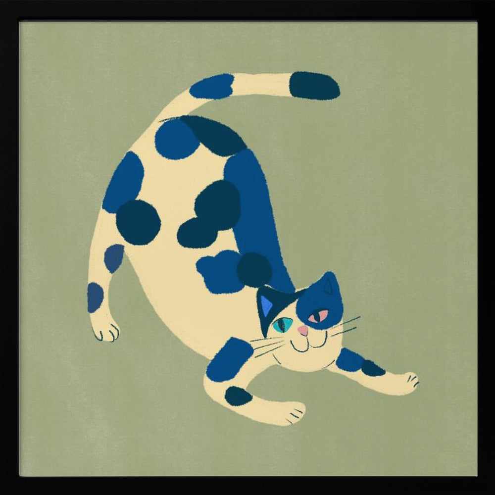 Pouncing cat - Poster / Art Print