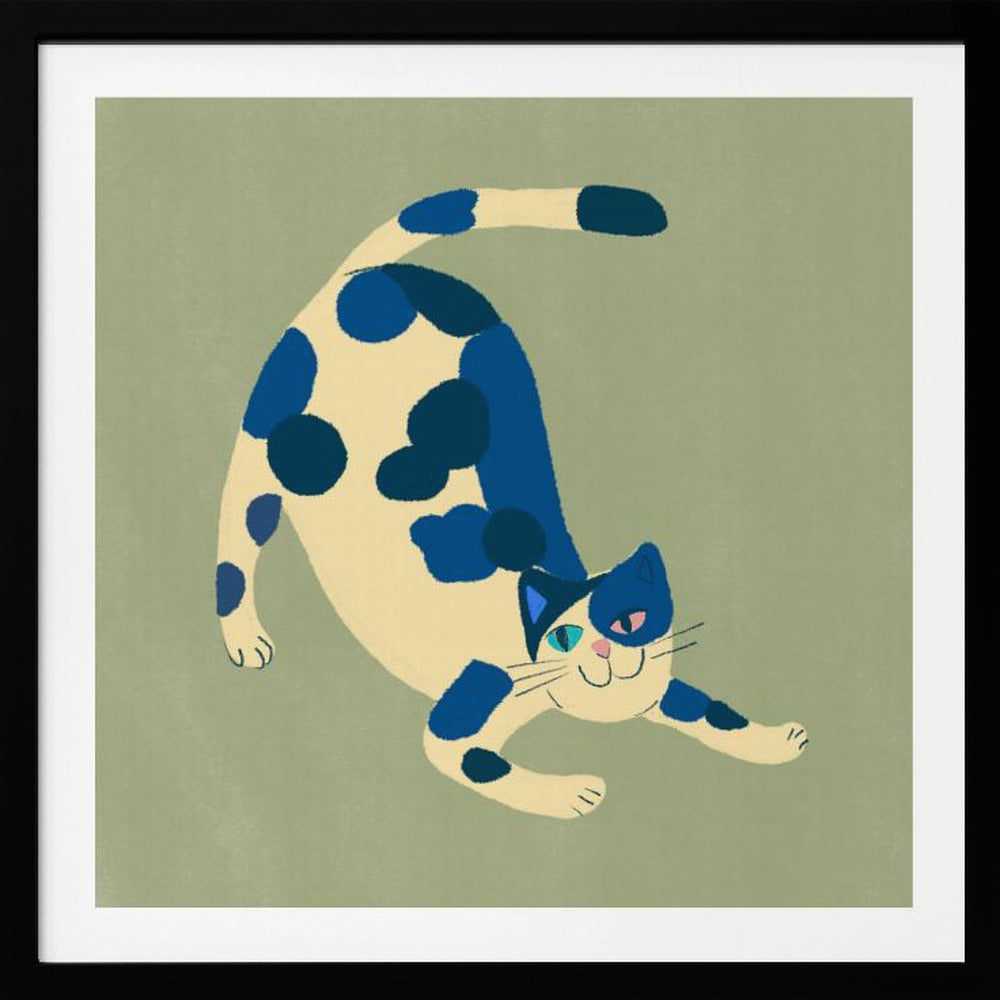 Pouncing cat - Poster / Art Print