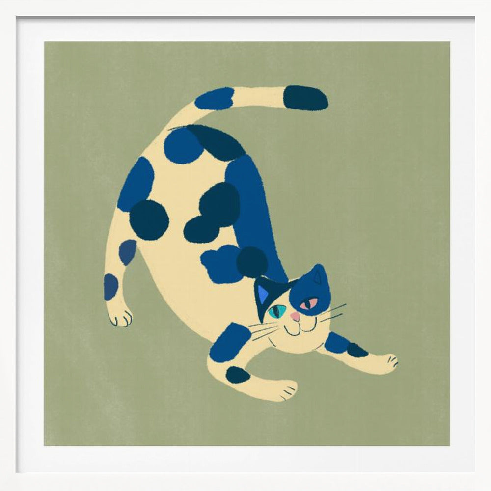 Pouncing cat - Poster / Art Print