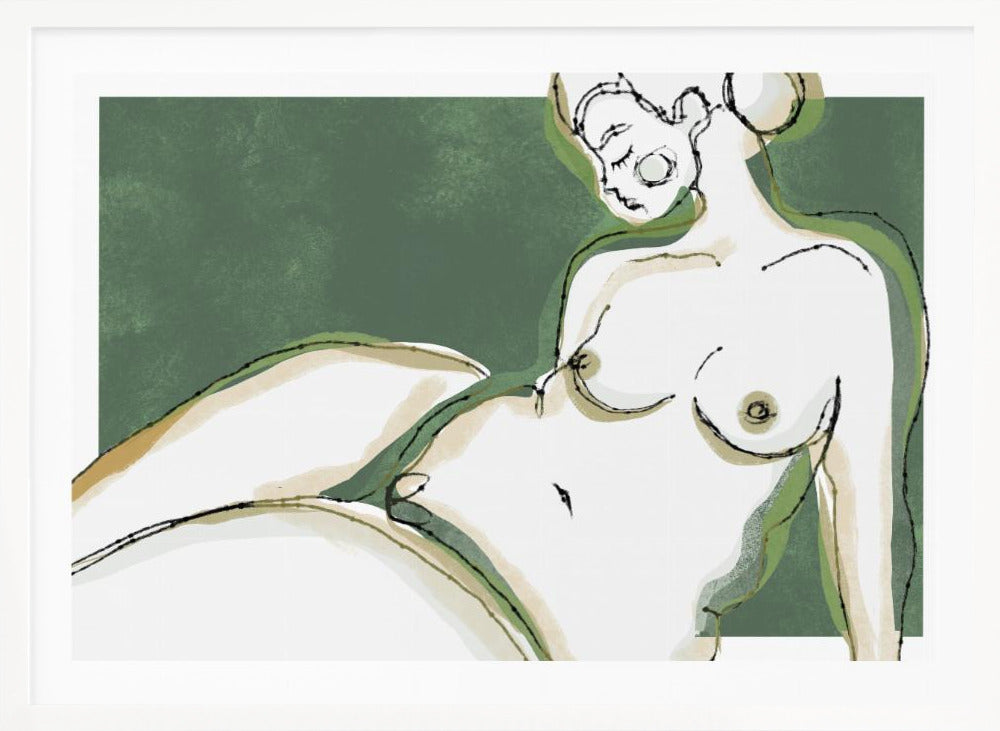 Sensuality (Green Version) - Poster / Art Print