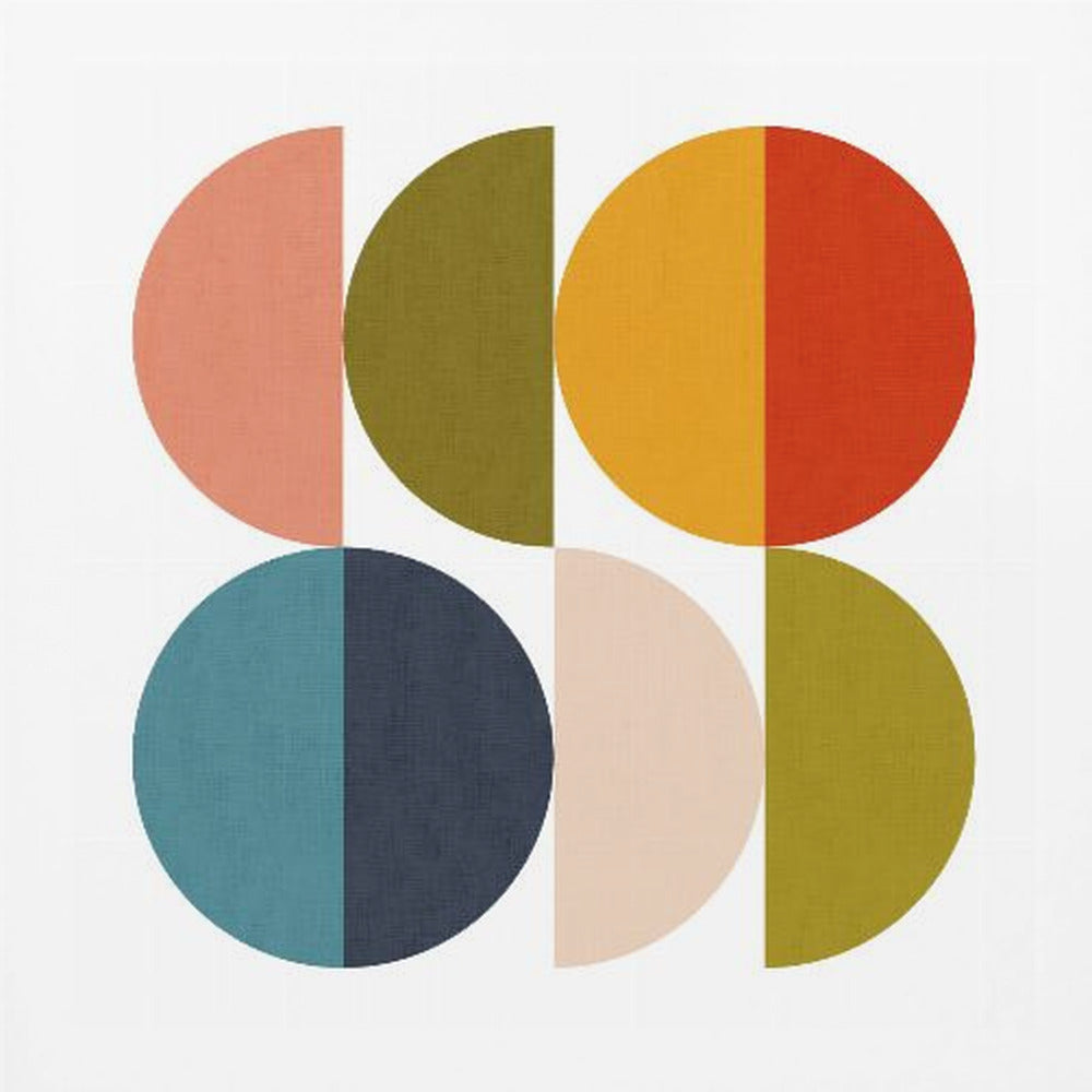 Mid Century Geometric Color Play 2 - Poster / Art Print