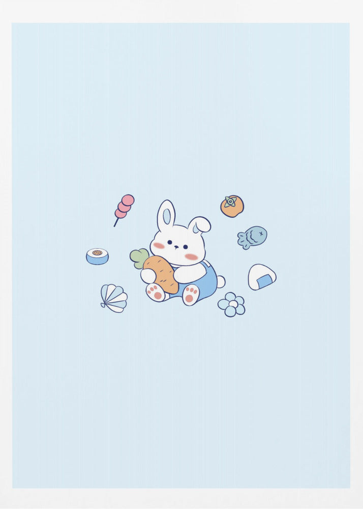 Lazy Rabbit - Poster / Art Print