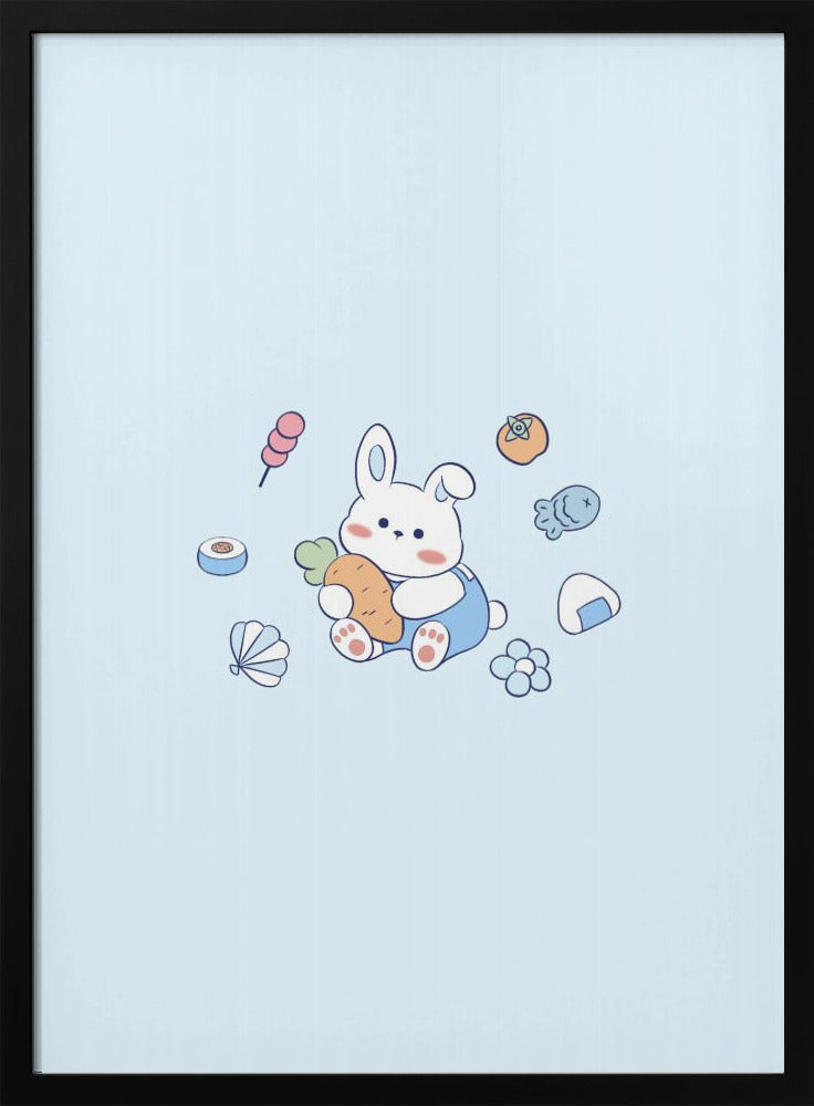 Lazy Rabbit - Poster / Art Print