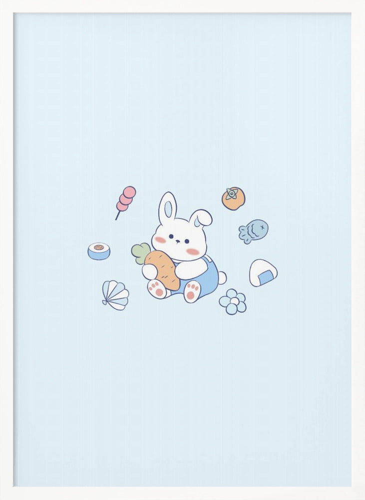 Lazy Rabbit - Poster / Art Print